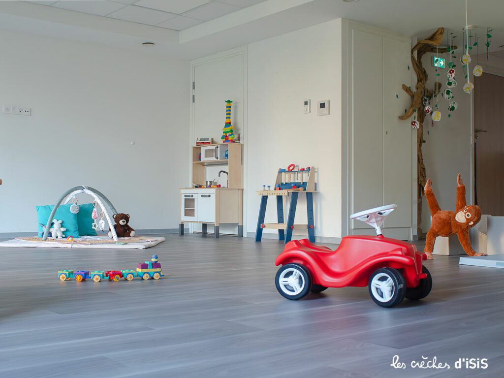 Coin jeux à la crèche Les P’tits Poussins d’Isis – Haguenau